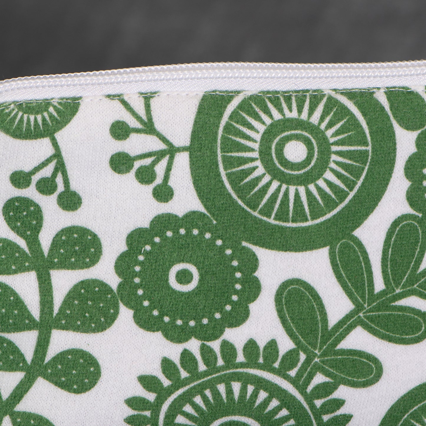 Pochette rétro verte