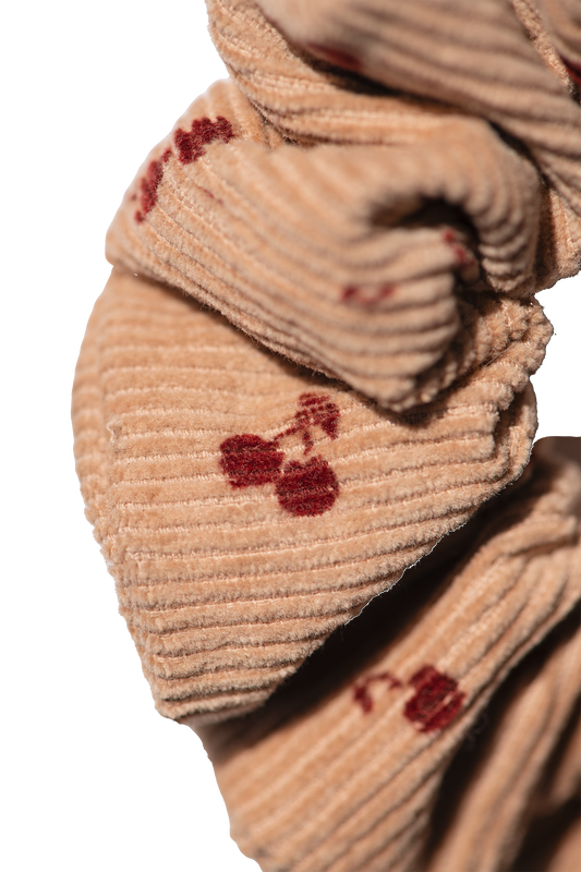 Velours côtelé cerise