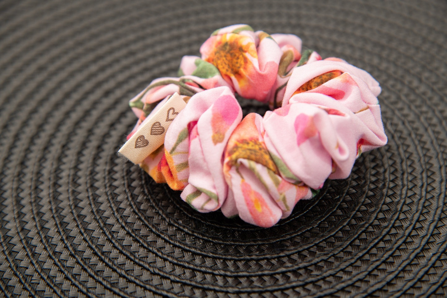 Scrunchie - pink floral