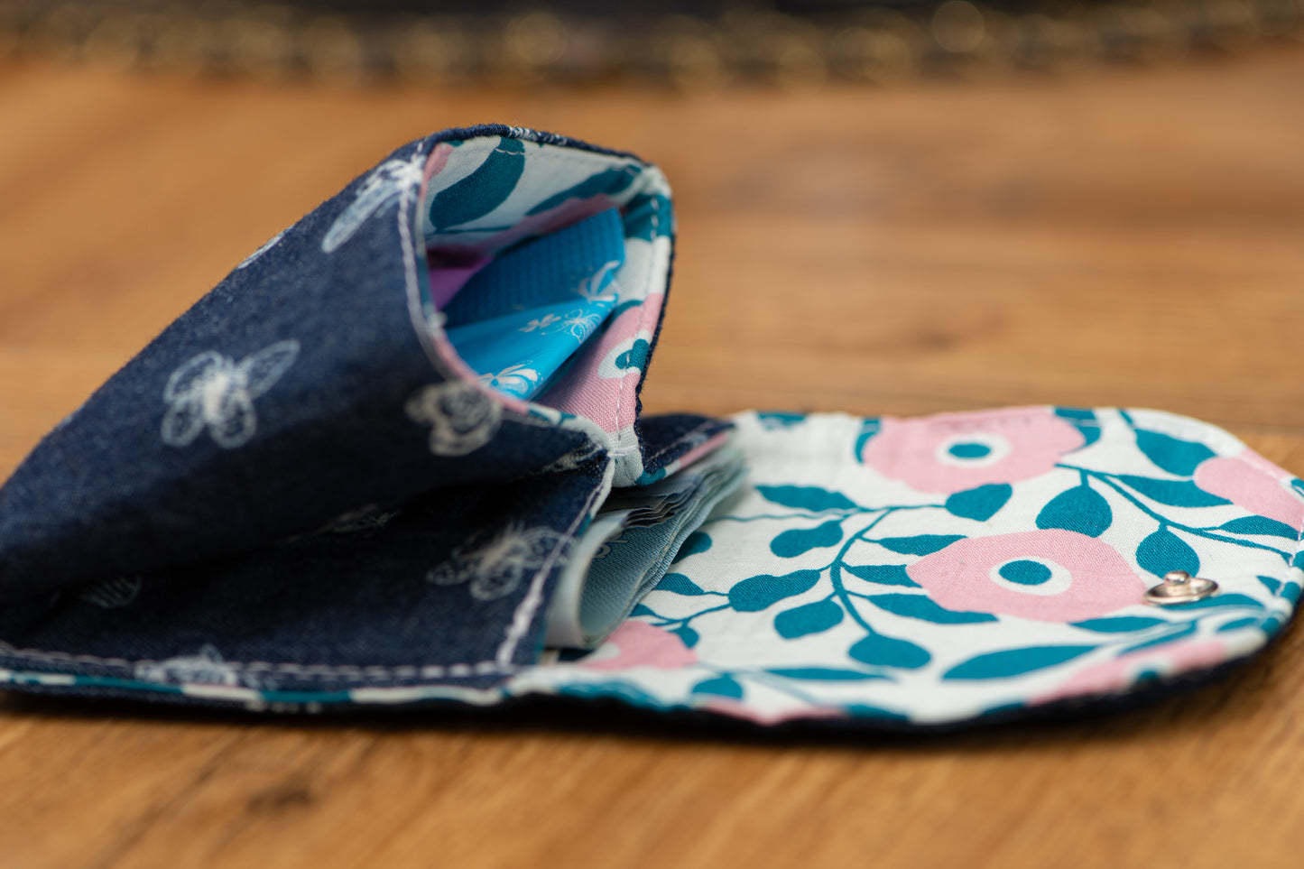 Porte-feuille mini papillons