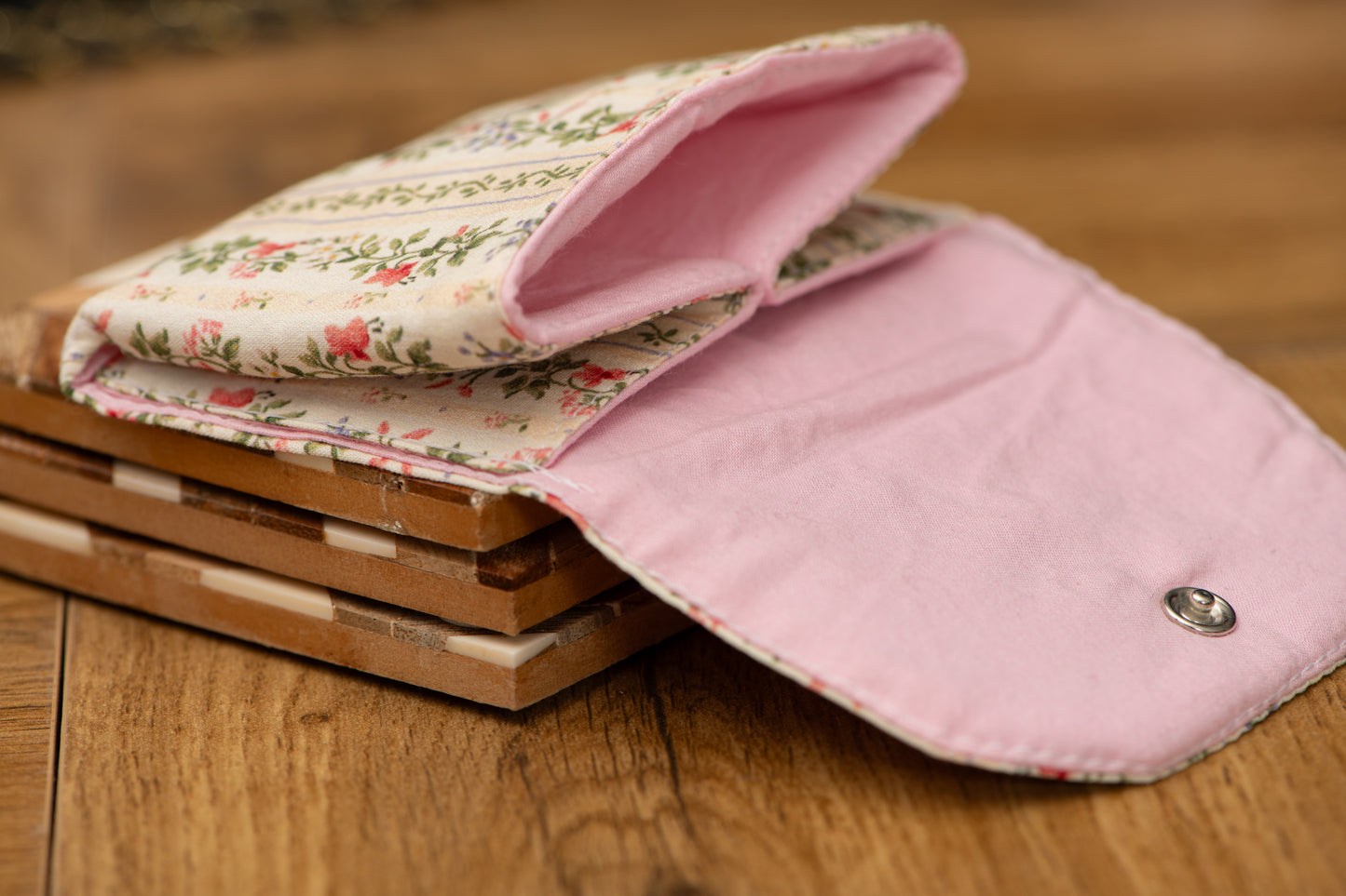 Pote-feuille mini classique vert-rose