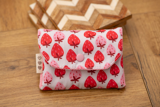 Porte-feuille mini fraises