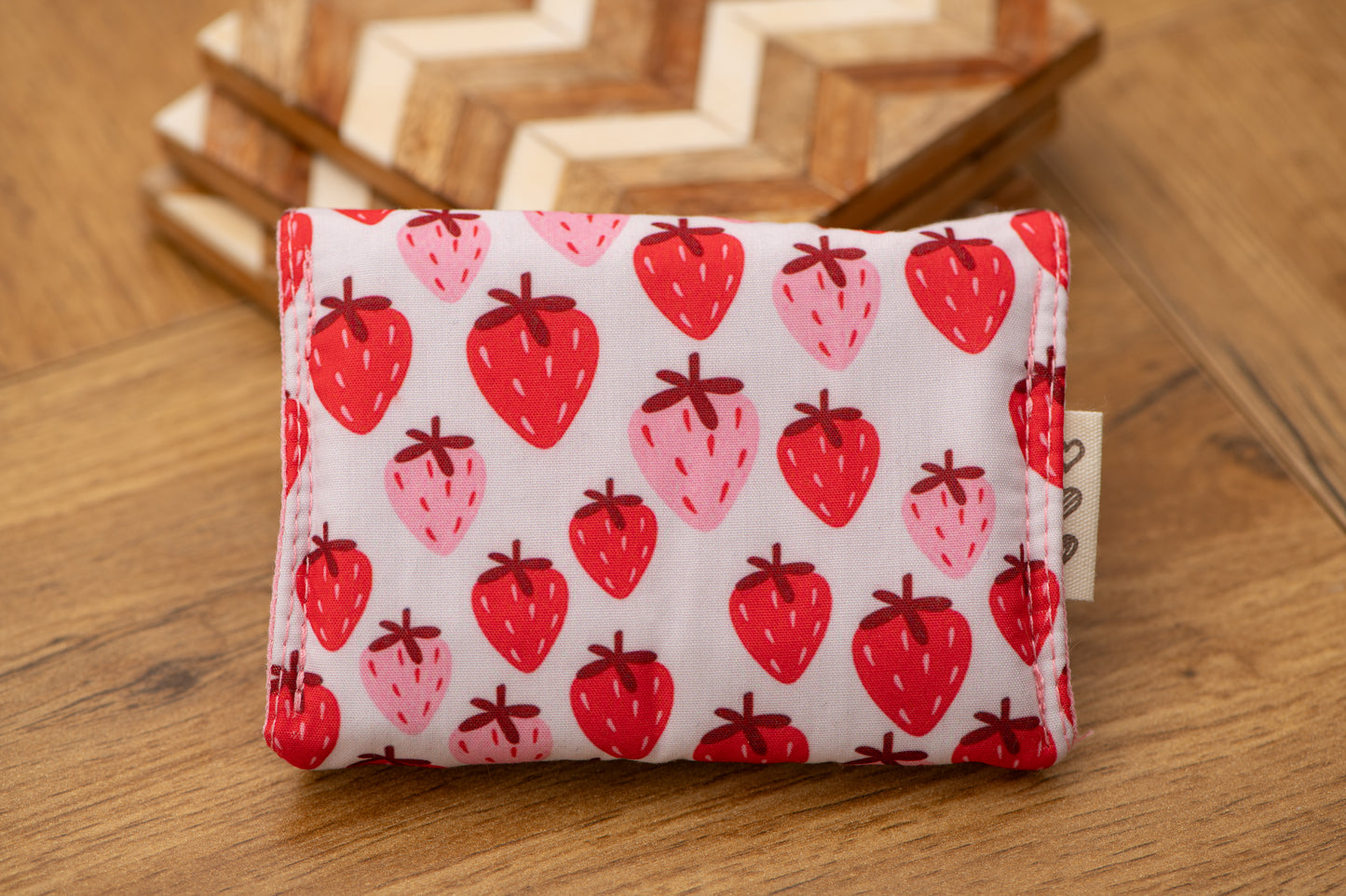 Porte-feuille mini fraises