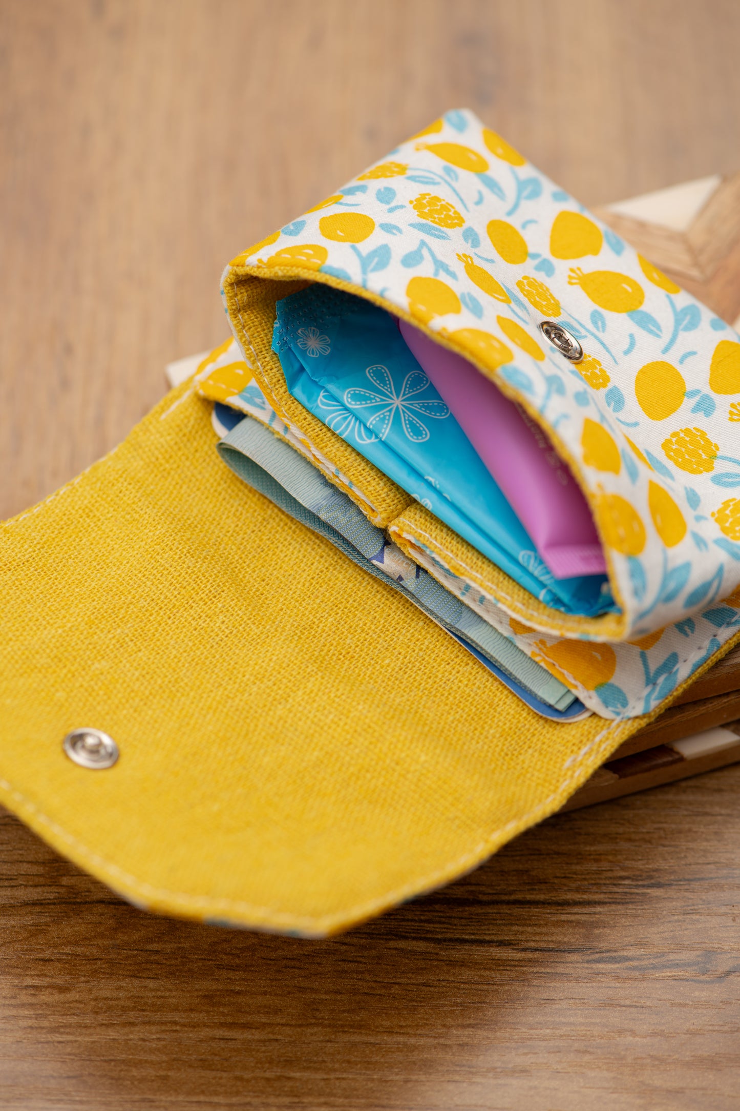 Porte-feuille mini citrons