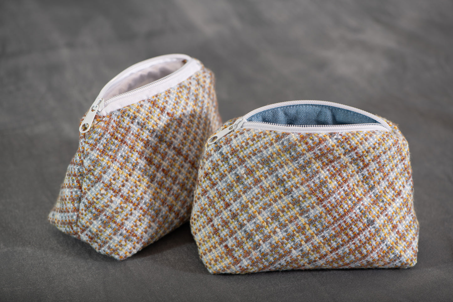 Pochette rétro à carreaux