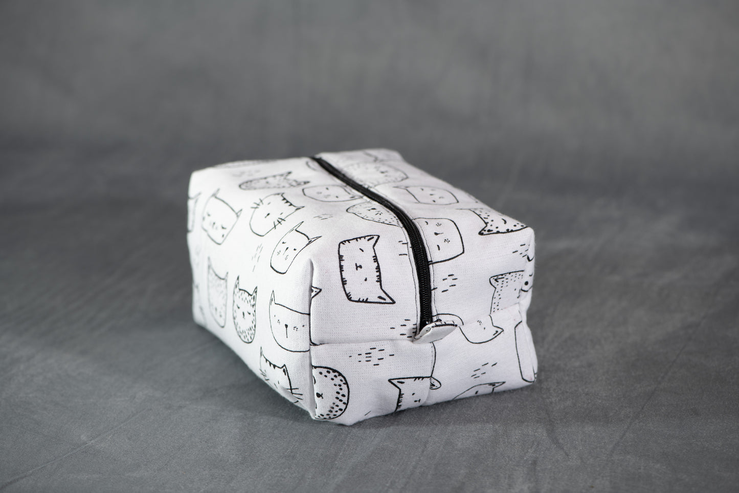 Chat en pochette (boîte)