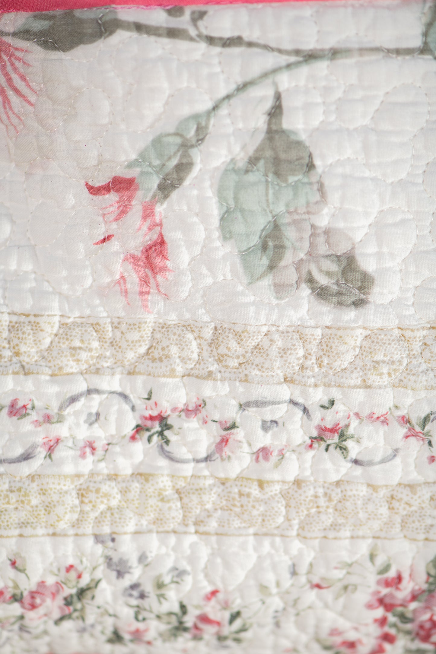 Sac cabas à fleurs rose olive