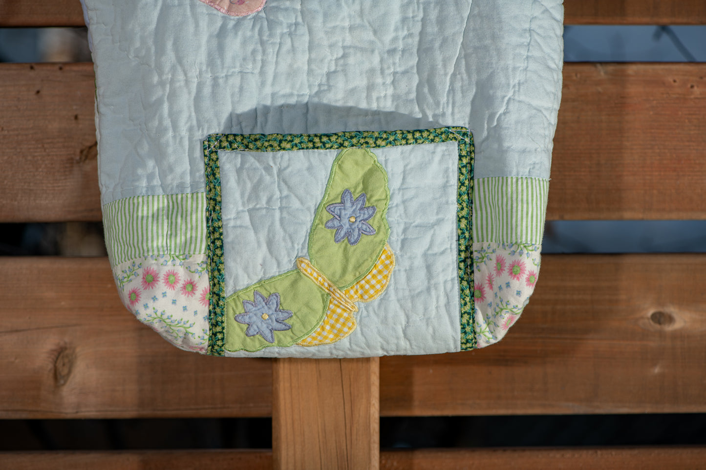 Sac cabas à fleurs pastel