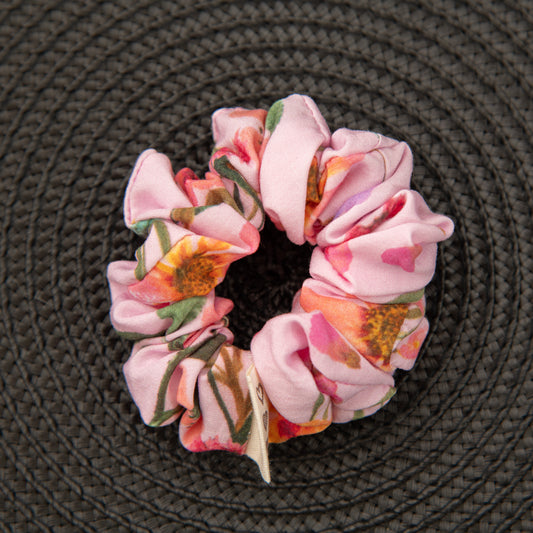 Scrunchie - pink floral