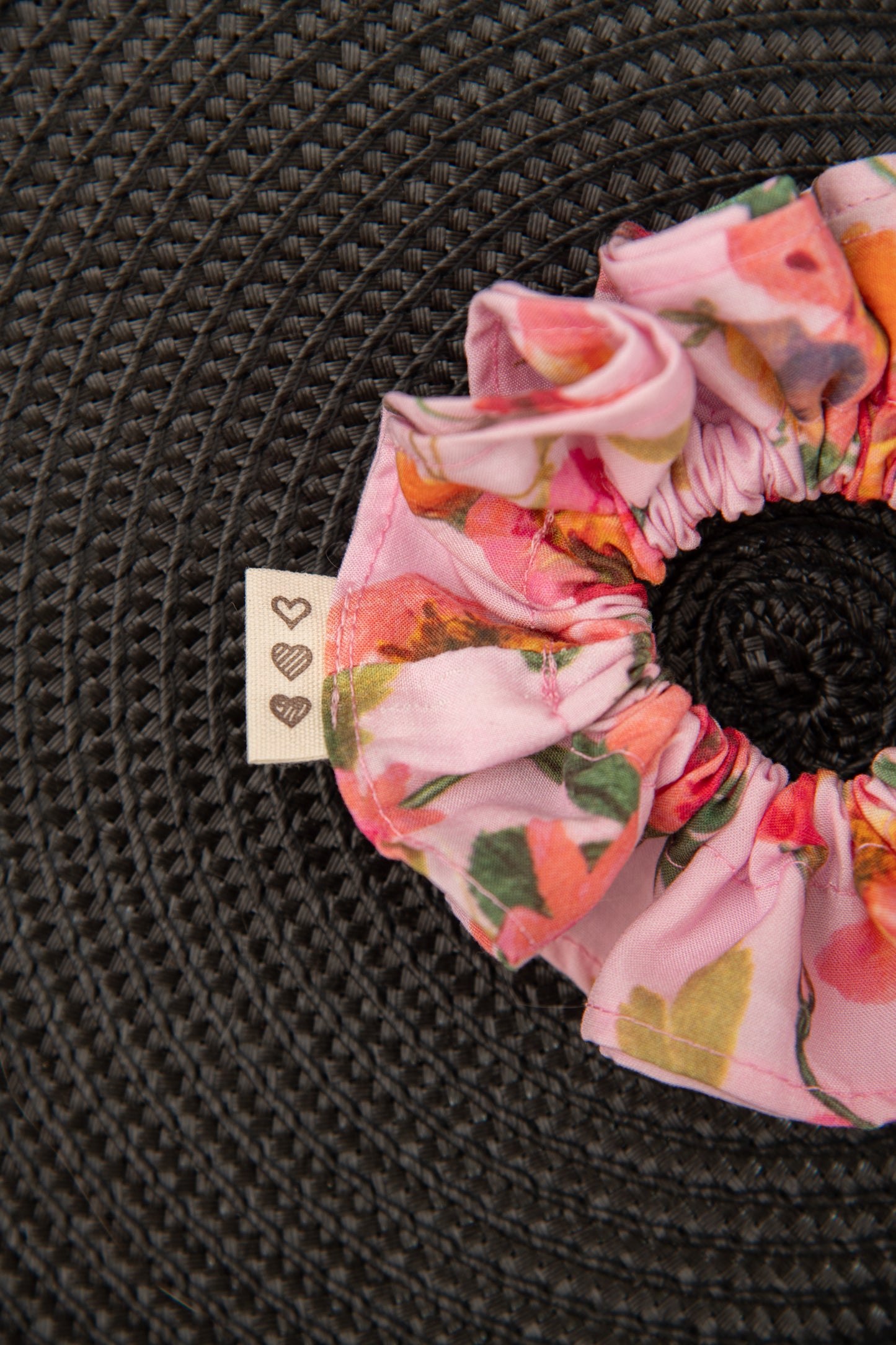 Chouchou Noomie's - rose à fleurs